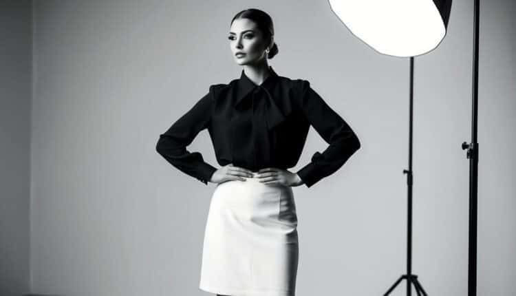Look Branco E Preto