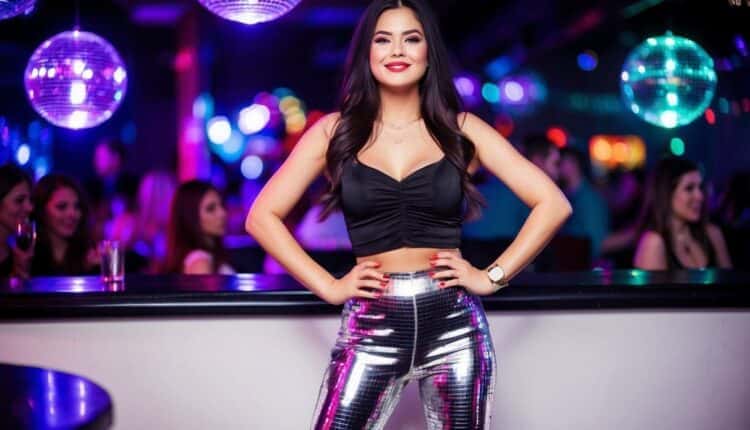 Look Calça Disco Pants
