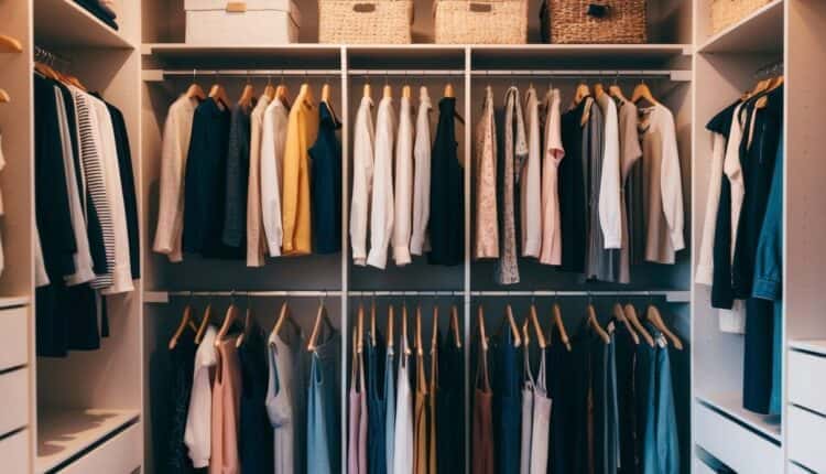 Como Organizar as Roupas Femininas no Guarda-Roupas