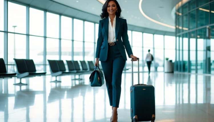 Look Aeroporto Feminino: 30 Ideias do Que Vestir para Viajar de Avião?