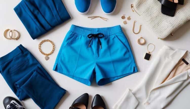 Dicas de moda e ideias de look com short azul