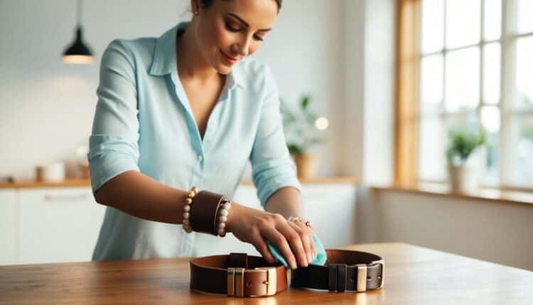 Qual a melhor forma de cuidar de pulseiras de couro?