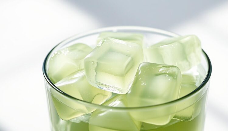 Essa receita com gelo de chá verde está suavizando olheiras naturalmente