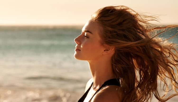 cabelo na praia
