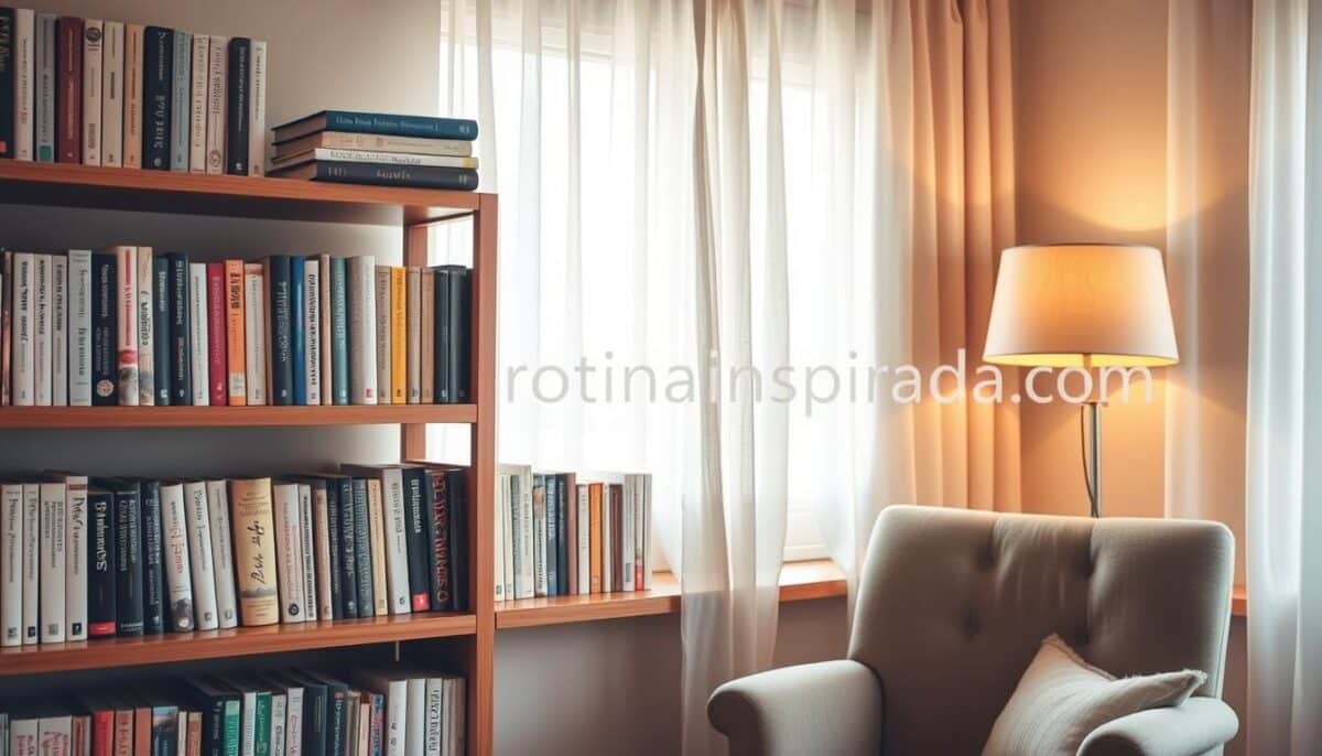 Essa forma de organizar livros dá um charme a mais na sala