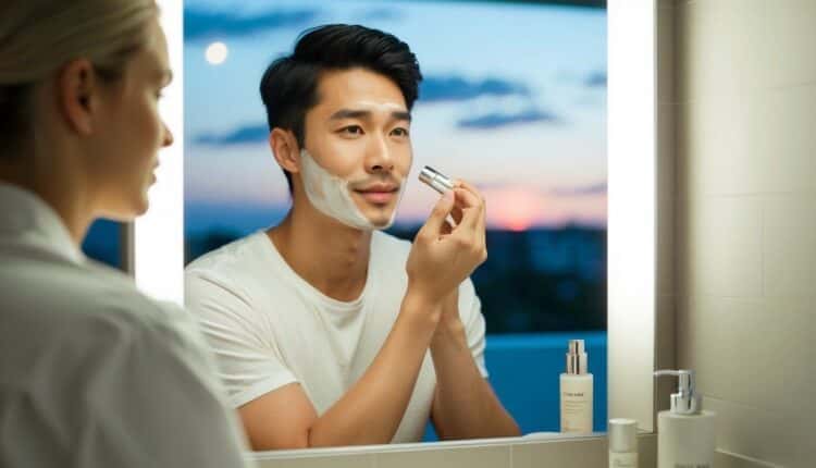 Como criar uma rotina de skincare prática para homens em 2025