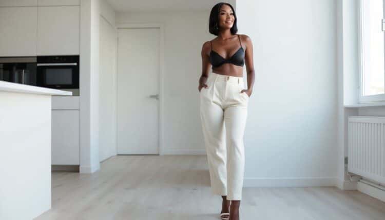 Como montar um look leve e moderno com calça off white