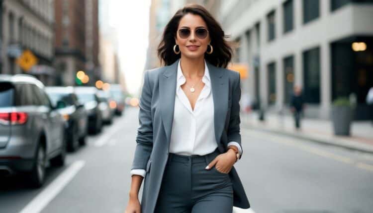 Como usar blazer cinza da Mercatto e transformar qualquer look
