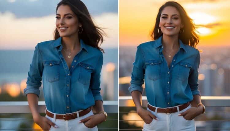 Como usar camiseta jeans para um look descomplicado e charmoso