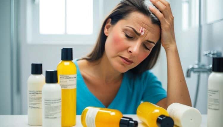 Descobri que o shampoo pode dar alergia e causar caspa e coceira