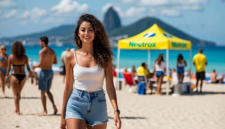 Neutrox distribui amostras grátis nas praias do RJ e SC