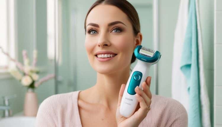 Novo removedor de pelos facial da Philips: prático para regiões delicadas