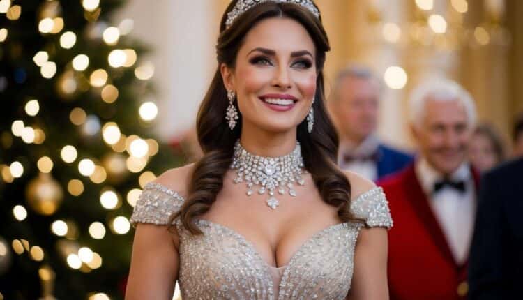 O vestido que Andressa Suita escolheu para brilhar no Natal do Embaixador