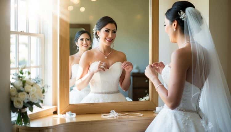 Pequenos toques no vestido de noiva que fazem toda diferença