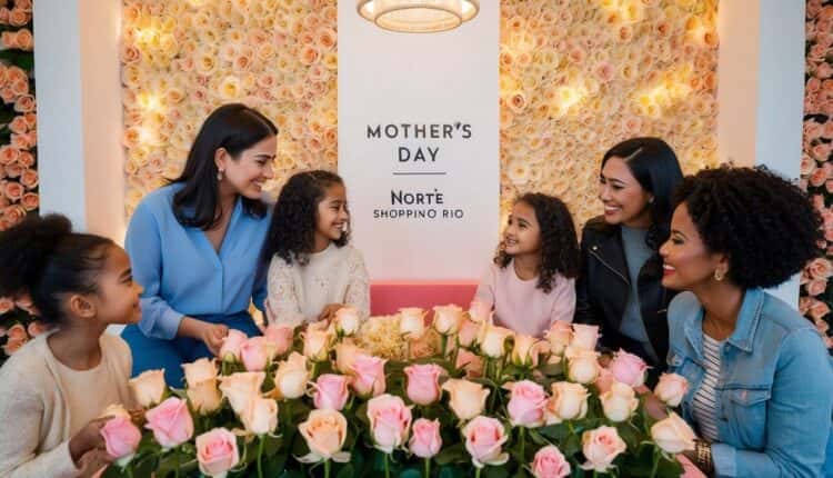 Uma surpresa da Natura para mães no Norte Shopping, no Rio